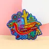 Ímãs de geladeira macios de PVC personalizados para museus, atrações turísticas culturais e criativas, ímãs de geladeira de cidades e lembrancinhas de viagem personalizadas