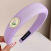 Diadema Color Café Té con Leche, Diadema de Esponja a la Moda, Pasador Alto de Calavera, Diadema Retorcida de Perlas Juvenil, Accesorios para el Cabello Japoneses y Coreanos