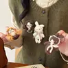 Broche de Tela del Año del Zodiaco con Diseño de Caballo Pequeño, Broche de Moda de Lujo de Alta Gama, Accesorio de Moda de Diseño de Nicho para Mujeres