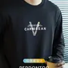 Camiseta Cloudtouch Modal Algodão com Toque de Nuvem para Homens, Estampa 3D de Transferência Térmica de Alta Qualidade, Manga Longa, Novo Modelo 2026, Gola Redonda, Adequada para o Dia a Dia.
