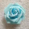 Flor de espuma PE simulación cabeza de rosa ramo bola de flores cadena de luces accesorios para hacer tienda de flores de boda flor de rosa de 6-7 cm