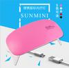 Pegamento para esmalte de uñas, ratón USB, mini máquina de fototerapia, secador, luz LED portátil para hornear uñas, mini luz de fototerapia