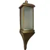 Lámpara de pared creativa estilo vintage europeo para sala de estar y dormitorio, lámpara de pared de bronce antiguo negro estilo americano para balcón exterior y restaurante de Xinjiang