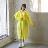 Impermeable de EVA grueso no desechable para adultos, impermeable de viaje portátil, impermeable largo para lluvia, venta al por mayor