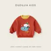 Atuendo Navideño Ropa Infantil Dudu Home Sudadera Navideña Chaqueta de Invierno para Niñas Suéter de Dibujos Animados Ropa de Invierno