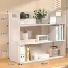 Estante de Almacenamiento de Escritorio, Estante de Almacenamiento para Hogar y Dormitorio, Organizador de Mesa de Comedor, Estantería de Múltiples Niveles para Escritorio, Estante por Niveles para Escritorio