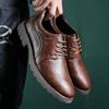 Amazon transfronterizo Zapatos Nuevos Martin para Hombre Zapatos de Ropa de Trabajo Verano Estilo Británico Retro Casual Zapatos de Cuero Zapatos Casuales para Hombre