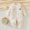 Roupas Acolchoadas para Passeio de Bebê Outono e Inverno 40g, Categoria a Macacões de Manga Longa, Pijamas, Roupas de Manga Longa Sem Costura para Bebês Homens e Mulheres