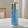 Copo Térmico de Titânio Puro de Aparência Sofisticada por Dentro e por Fora, Antibacteriano e Conservador de Frescor, Dupla Camada a Vácuo, Portátil, Copo Simples para Água, Copo Separador de Água e Chá