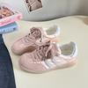 Zapatilla de Retazos de Seda con Diseño Retro Estilo Coreano para Mujer Ins Casual Verano 2025 Zapatillas XY-A279