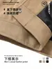 Chaqueta de cuero PU estilo retro americano talla europea OLA transfronteriza para hombre, estructurada y elegante, simple y moderna, de corte holgado