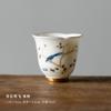 Dehua carneiro gordura jade boa porcelana branca high-end master cup chá xícara de convidado único doméstico cerâmica kung fu chá conjunto