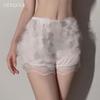 Zhicun Primavera e Verão Confortáveis Finos Para Usar por Cima Pijama Calça Shorts de Renda Leggings Soltos Femininos 7021