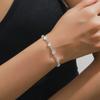 Pulsera de circonitas coloridas de lujo para mujer, ligera, transfronteriza, explosiva, europea y americana, pulsera de tesoros coloridos, venta al por mayor, multicolor, disponible