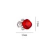 Celebrante Neto Arte de Uñas Explosivo Taladro de Pila Cuadrado Grueso Bola de Diamante Grande Rojo Super Brillante Diamante de Cristal Color Mágico Polvo de Luna Blanca Joyería para Uñas