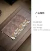 Alfombrilla Seca para Té Patchwork con Patrón de Color Estilo Tang con Diseño de Flor de Magnolia, Alfombrilla para Mesa de Té para Uso Doméstico, Alfombrilla de Anfitrión Estilo Chino, Alfombrilla de Tela para Té