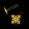 Yingyi Joyería DIY Estilo Tang Elegante Estilo Princesa Cuadrado Pasador Estilo Antiguo Hanfu Accesorio para el Cabello Materiales y Accesorios