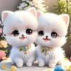 Fabricante Venta al por Mayor Pintura Diamante 5D Dibujo Animado Animal Gato Paisaje Lleno de Diamantes DIY Diamante Redondo Pintura Decorativa