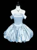 Vestido de cóctel de satén de comercio exterior 2026 Otoño Nueva moda Sin tirantes Vestido de fiesta Aliexpress Vestido de noche sencillo para mujeres petite