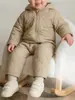 Ropa de Algodón para Bebés y Niños Pequeños Otoño/Invierno 2026, Ropa para Recién Nacidos, Trajes para Gatear, Conjuntos Calentitos de Algodón para Exteriores, Engrosados