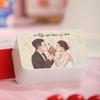 Caja de Dulces para Boda Caja Rectangular de Hojalata Lata Sellada para Té Caja para Cosméticos y Dulces Caja de Dulces