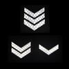Haike Hoja Reflectante de Corte Láser para Exteriores Parche de Velcro Reflectante Nivel 1 Nivel 2 Nivel 3 101 Insignia Militar Parche para Mochila