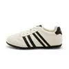 Tênis de Treino Alemão Feminino 2026 Outono Novo Retro Cano Baixo Cadarço Casual Board Shoes Nicho Sola Reta Esportivo Cortez Shoes