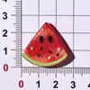 Nuevo Estilo Rodaja de Limón Imitación Rodaja de Sandía Kiwi Fruta Resina Juguete de Comida Accesorios DIY Pasador Llavero