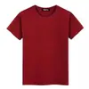 Playera de manga corta para hombre color sólido lisa negro puro Todo Negro Todo Blanco simple chic verano blanco puro camiseta top ropa manga media