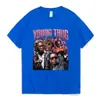 Camiseta gráfica del rapero Young Thug para hombre y mujer, ropa de moda