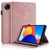 Adequado para Case de Couro para Tablet Redmi Pad Se 8.7, Suporte com Porta-Cartões em Relevo Árvore da Vida, Capa Anti-Queda K Pad 8.8
