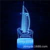 Fornecimento Exclusivo Transfronteiriço da Série Torre de Paris Luz Noturna 3D LED USB Luminária de Mesa Luz de Projeção Proteção Ocular Luz Luminosa