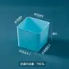 Caja de almacenamiento cuadrada de plástico, caja de plástico con tapa o sin tapa, caja de almacenamiento de material PP elevado, tamaño mini pequeño