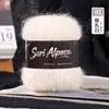 Hilo fino de mohair suave de seda de alpaca para tejer a mano gorros, bufandas, suéteres, chales para bebé DIY