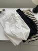 Pantalones Casuales de Pierna Recta de Cintura Alta de Color Sólido Estilo Elegante Old Money para Mujer, Relajados y Adelgazantes, Pantalones de Pierna Ancha Finos de Otoño Perezoso Transfronterizos