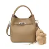 Bolso de Cubo de Mano a la Moda para Mujer 2026 Nuevo Estilo Bolso de Hombro de Cuero Suave a la Moda Bolso Pequeño Versátil para Viaje Cruzado