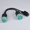 Adecuado para Cable de Conexión de 9 Pines para Detección de Línea de Diagnóstico Conector J1939 de 9 Pines