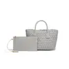 Bolso Tejido Artesanal Vintage Francés Cesta Portátil para Verduras Bolso para Mujer 2025 Nuevo Bolso de Hombro Cruzado de Gama Alta Combinable con Todo