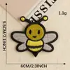Bordado de Cérebro Patch de Animal Animal de Desenho Animado Emblema com Letra em Inglês Sapatos e Chapéus Bolsa Acessórios de Vestuário Adesivos de Tecido Bordados