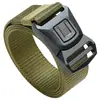 Cinto Tático de Nylon com Fivela Automática, Venda Direta de Fábrica, para Uso Externo, Treinamento Militar, Atacado Masculino