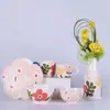 Vaso de Flores Decorativo Estilo Ins Nórdico Boêmio Minimalista Vaso de Cerâmica Decoração Moderna para Casa