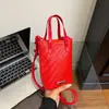 Estilo Coreano Moderno Sencillo Moda Bolso de Viaje para el Trabajo para Mujer 2025 Nuevo Mini Bolso Cruzado con Patrón Tejido Bolso para Teléfono Móvil Bolso Cuadrado Pequeño
