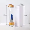 Columna de Cristal Donghai Columna de Energía Taza Prisma Hexagonal de Cristal Tapa de Bambú Taza de Té de Vidrio Taza de Agua Deportiva con Correa Botella de Agua