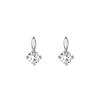 Pendientes de plata de ley s925 con diamantes brillantes para mujer, nuevos pendientes de moda 2022, pequeños, ligeros, de lujo, diseño retro, con sentido diario.