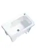 Fregadero de Cerámica para Fregar Suelos del Hogar, Fregadero para Fregar Suelos de Balcón, Cubeta para Fregar Suelos, Lavabo para Baño, Lavabo Pequeño Grande para Exteriores