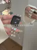 Para iwatch apple smart watch pulseira de corrente nova moda cor pulseira borboleta em estoque