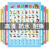 Educación temprana para niños gráfico de pared silencioso gráfico de pared fonético pinyin lectura imagen alfabetización calcomanías de pared para educación temprana tabla inicial de vocales madre fabricantes