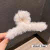Clip de Agarre Cuadrado de Acrílico Marrón para Otoño e Invierno Pinza para el Pelo Elegante Grande para la Parte Trasera de la Cabeza Pinza de Tiburón Avanzada