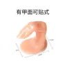 Prática de Nail Art com Dedos Falsos Sem Unhas, Modelo de Dedo Simulado com Suporte para Unhas e Dedo para Exibição de Unhas