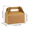 Caixa Portátil para Confeitaria Tamanho Pequeno/Médio/Grande, Embalagem para Panificação, Caixa para Torta Mousse, Caixa de Embalagem para Bolo para Levar Doces